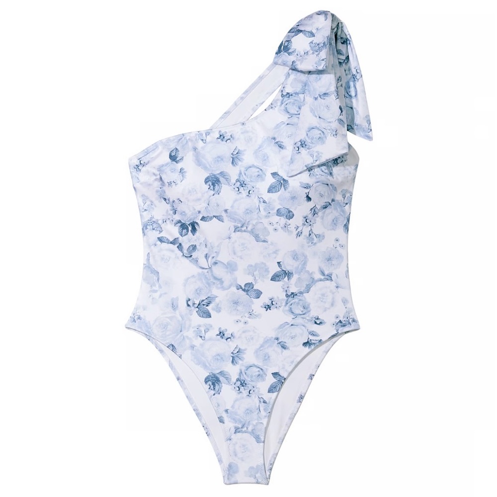 Victoria’s Secret NWOT Floral One-Shoulder Swimsuit